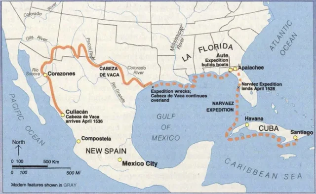 🔴 🇪🇸 Primera expedición terrestre en Norteamérica