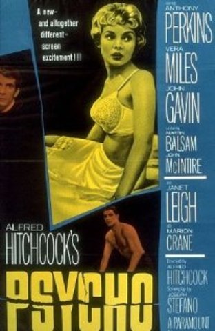 Psycho, the movie, premiers