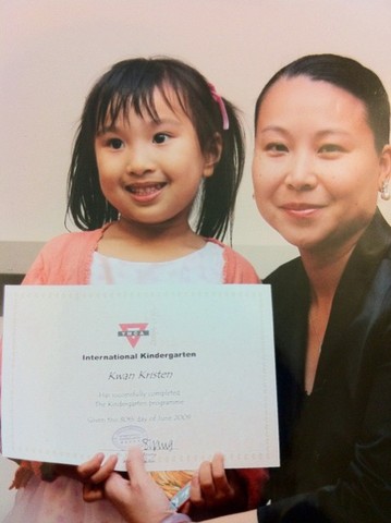 I graduated from Kindergarten