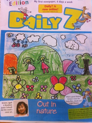 My Drawing was published in Daily 7