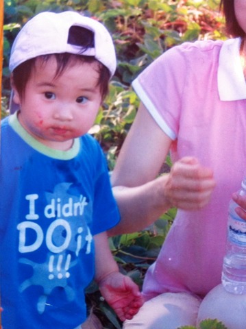 I went to the strawberry farm and I ate lots of strawberries.