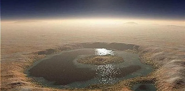 Hallan agua en Marte