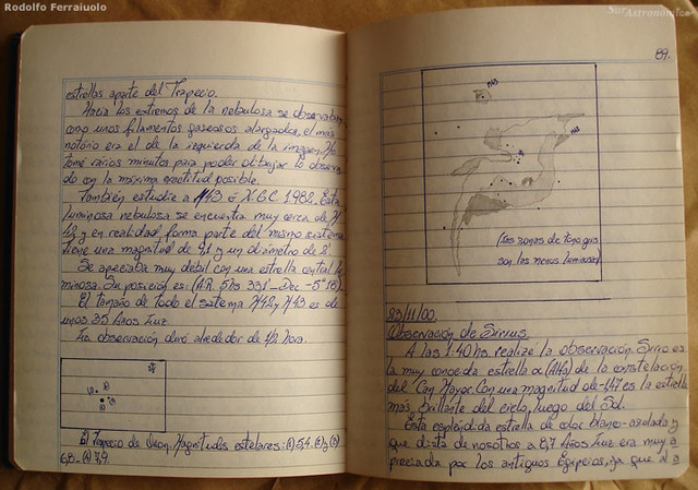 Publica ''Diario y observaciones''