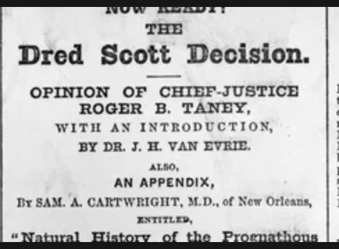Dred Scott v Sandford