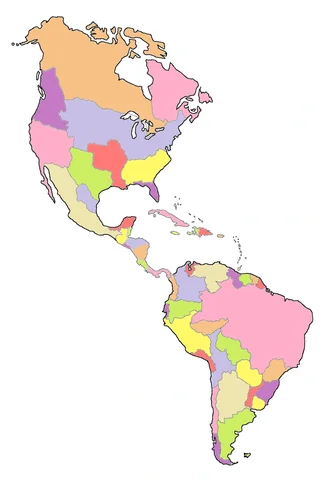 Alle Länder Amerikas werden unabhängig