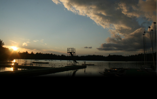Yo dormía en campamento de verano para mi primer año