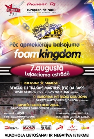 FOAM KINGDOM Lejasciemā