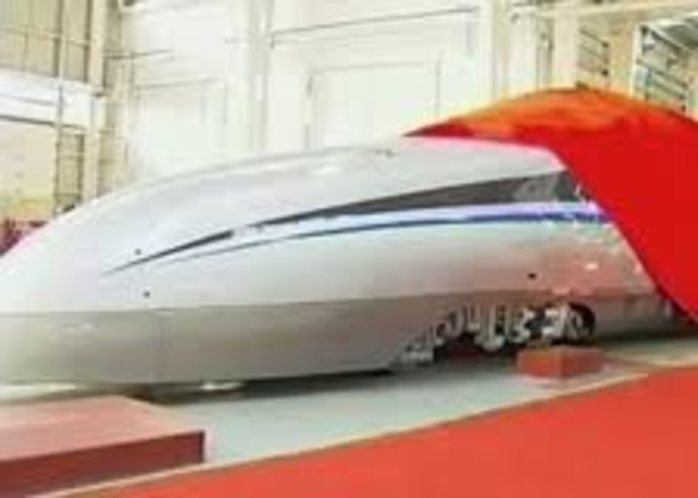 ιπτάμενο τρένο στην Κίνα