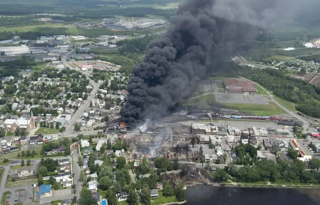 Explosion du lac Mégantic