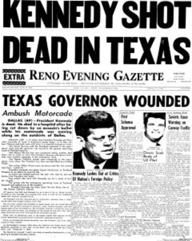 President Kennedy Assassinated