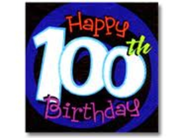 Have an awesome 100th birthday party