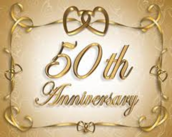 Celebrate 50th wedding anniversary