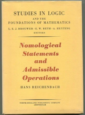 "Nomological Statements and Admissible Operations" 1954