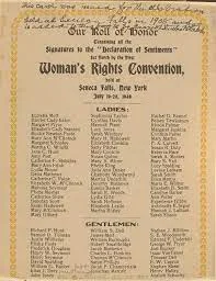 The Declaration of the Rights of Woman