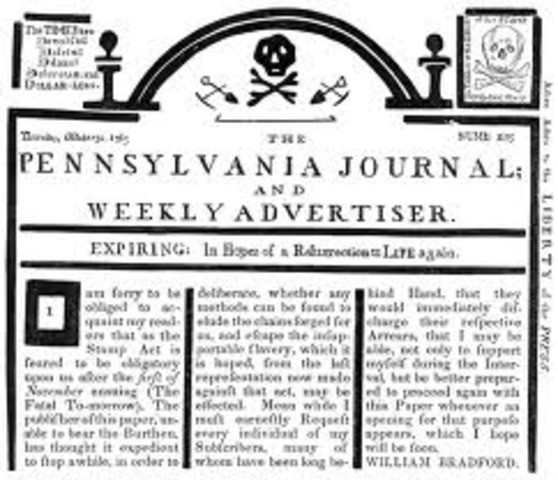 Stamp Act taken away