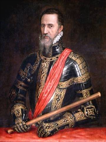 De aanstelling van de Hertog van Alva