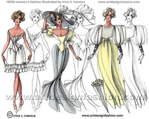 Fashion: Beginning of Edwardian epoch