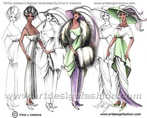 Fashion: Development of Edwardian epoch.