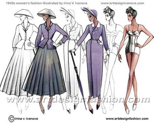 Fashion: decline of Art Deco