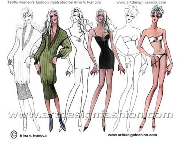 Fashion: Stylistic diversity expanded Influences and inspiration: pop Music	1980-1990