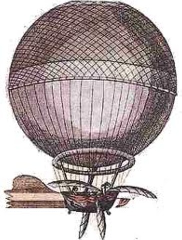 Ο Κάρολος πέταξε με αερόστατο από υδρογόνο