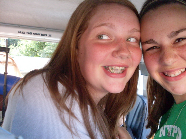 Reuniting with Jackie at Grade School Band