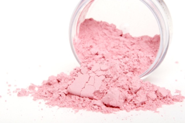 Powder blush-on
