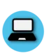 Laptop symbol azy