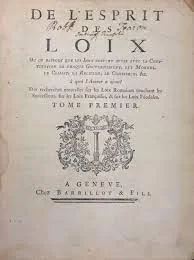 Publicación del Espíritu de las Leyes de Montesquieu