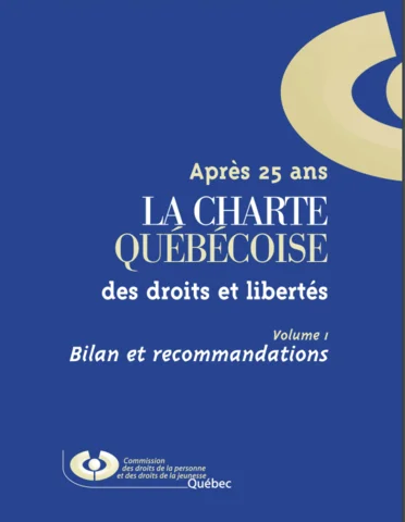 Adoption de la Charte des droits et libertés de la personne