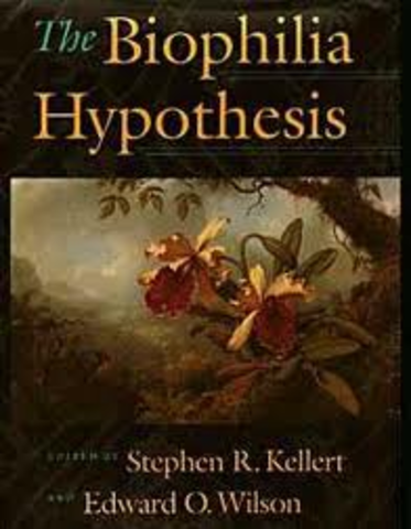 The Biophilia Hypothesis published