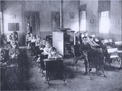 First Public School in the America