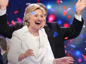 Picked as the democratic presidential nominee.