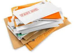 getting bills in the mail