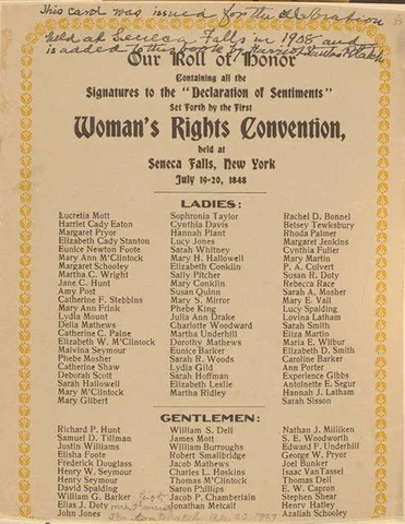 Seneca falls convention