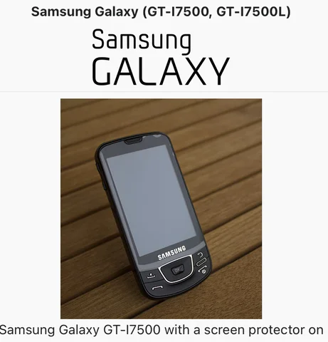 Samsung Galaxy Mobile Smart Phone