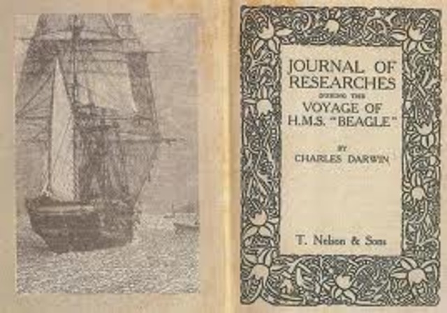 Publica la obra Diario del viaje del Beagle