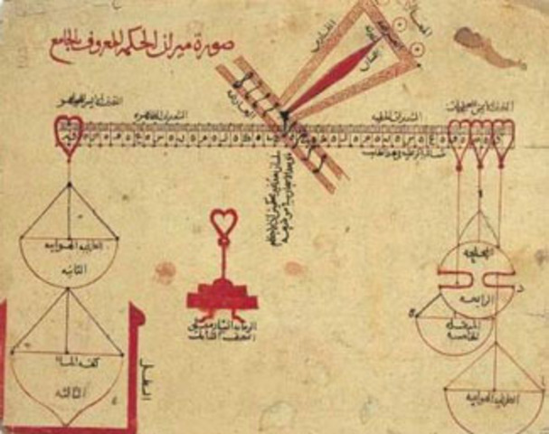 Al-Khazini publishes "The Book of the Balance of Widom"
