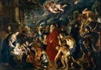 La adoración de los Reyes Magos- Rubens