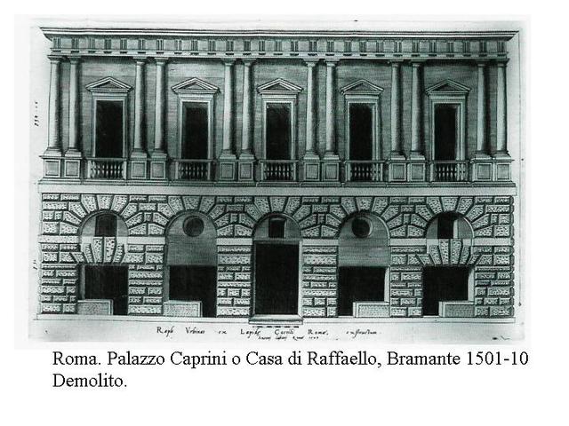 Palazzo Caprini, Bramante