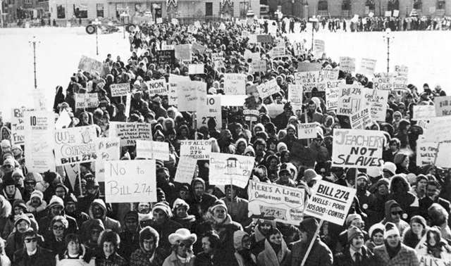 Implantation des premiers syndicats