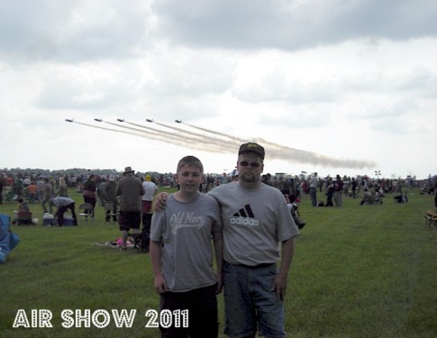 Me and my dad at the Air Show