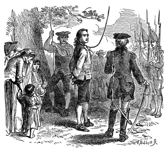 Nathan Hale's famous final words