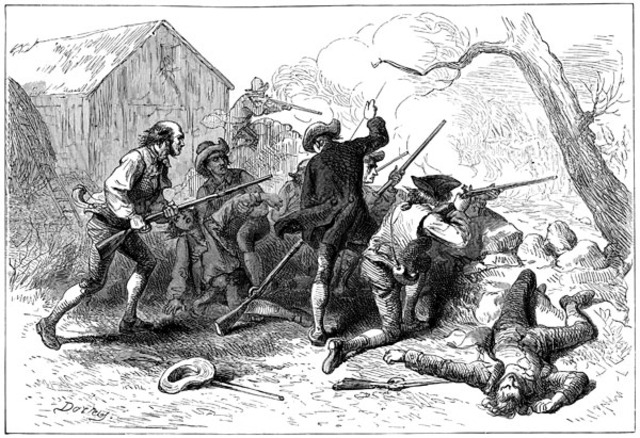 the shot heard 'round the world