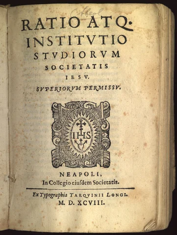 Ratio atque institutio studiorum Societas Jesus