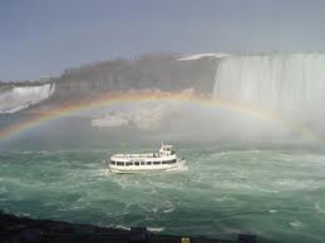 my family took a trip to canada to see Niagra falls