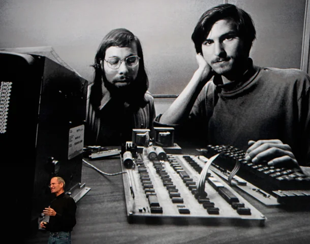 Wozniak y Steve Jobs