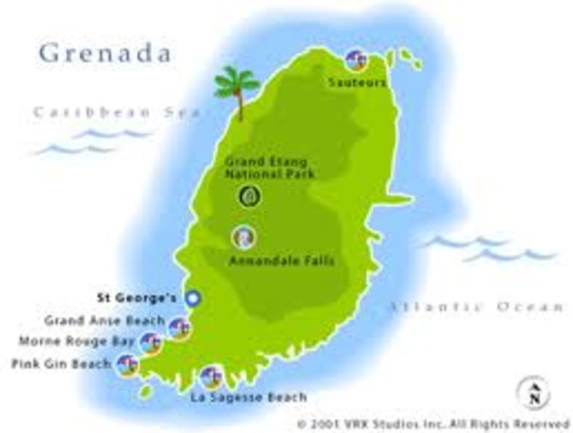 Grenada is taken over