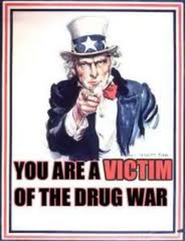 Nixon officially declares a "war on drugs," identifying drug abuse as "public enemy No. 1."