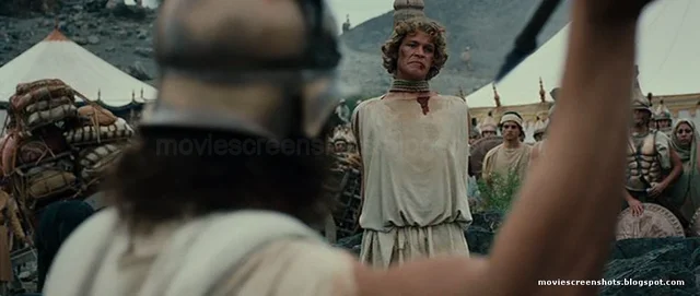 after pamerios son Philotas was convicted of plotting an assassination attempt again alexande